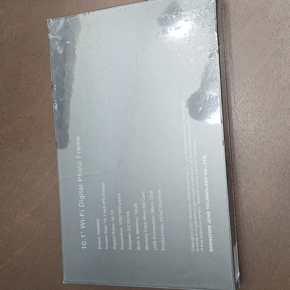 DIGITAL FRAME Photo with 16G Memory Large 10.1" Display Screen NEW - Picture 2 of 7